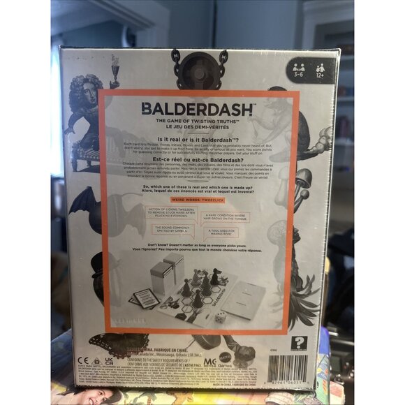 Balderdash Board Game - The Game Of Twisting Truths - English/French Version - Picture 2 of 2